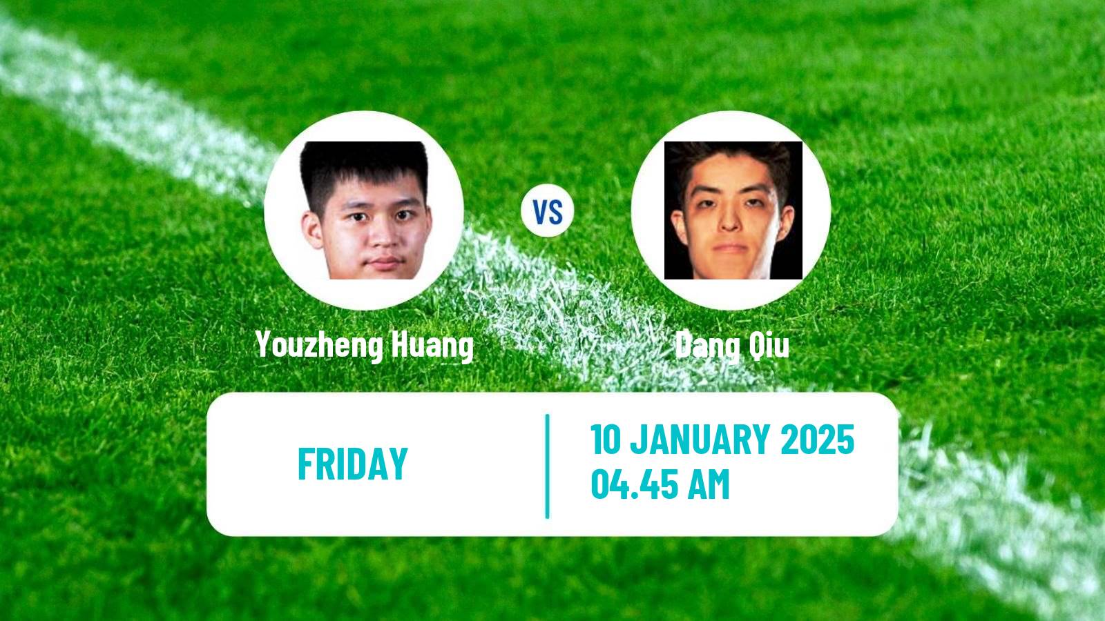 Table tennis Wtt Star Contender Doha Men Youzheng Huang - Dang Qiu