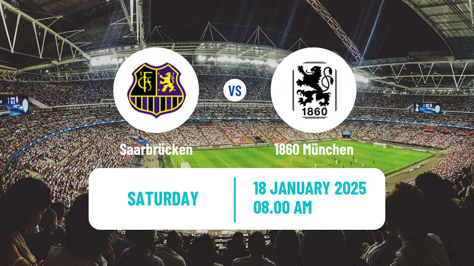 Soccer German 3 Bundesliga Saarbrücken - 1860 München