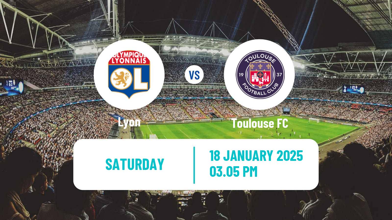 Soccer French Ligue 1 Lyon - Toulouse
