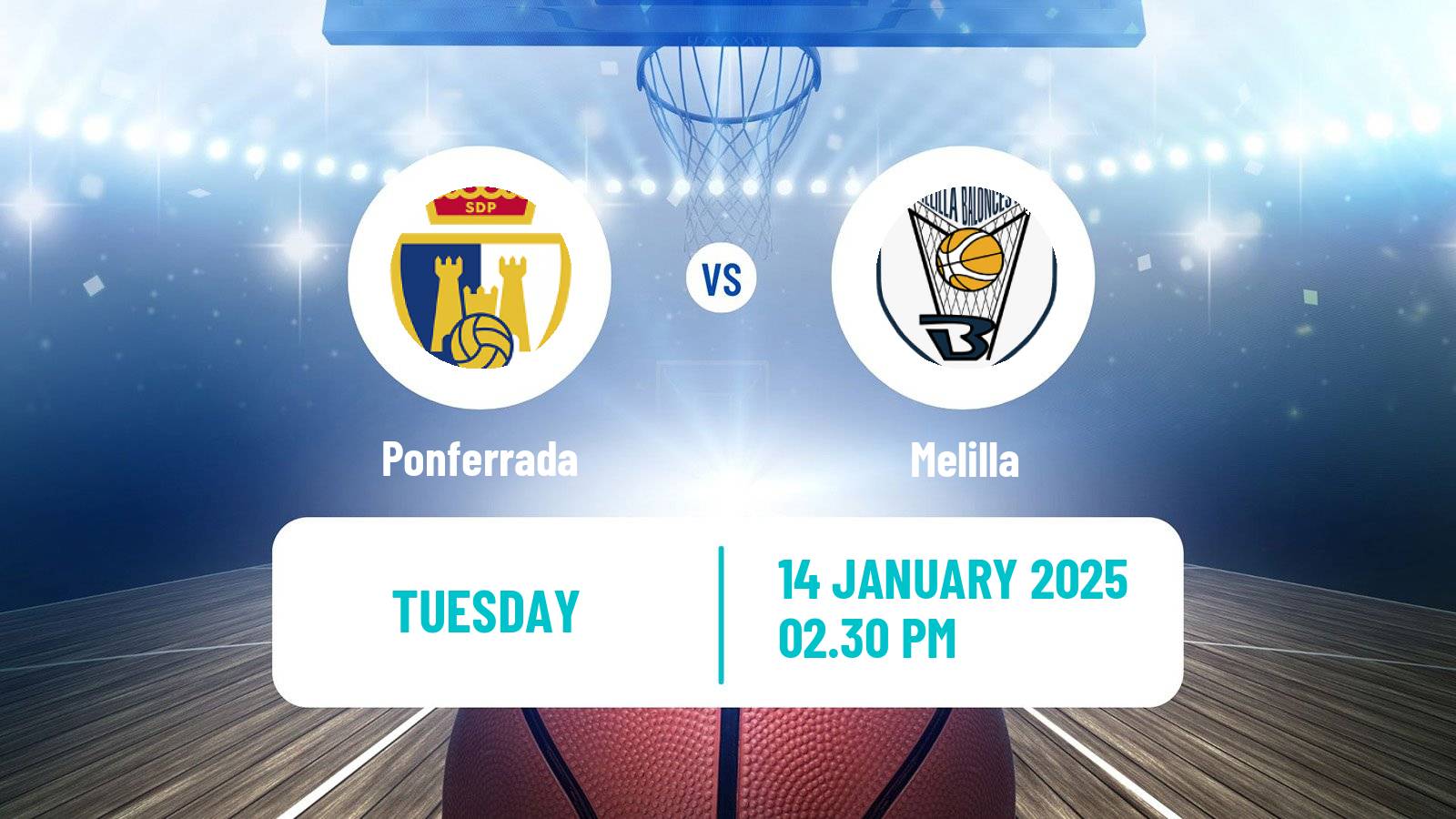 Basketball Spanish LEB Plata Ponferrada - Melilla