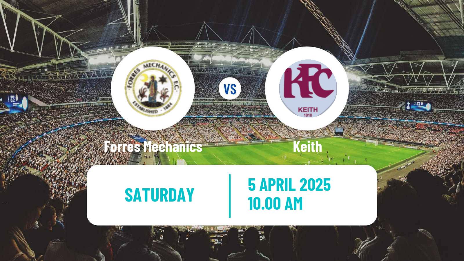 Soccer Scottish Highland League Forres Mechanics - Keith