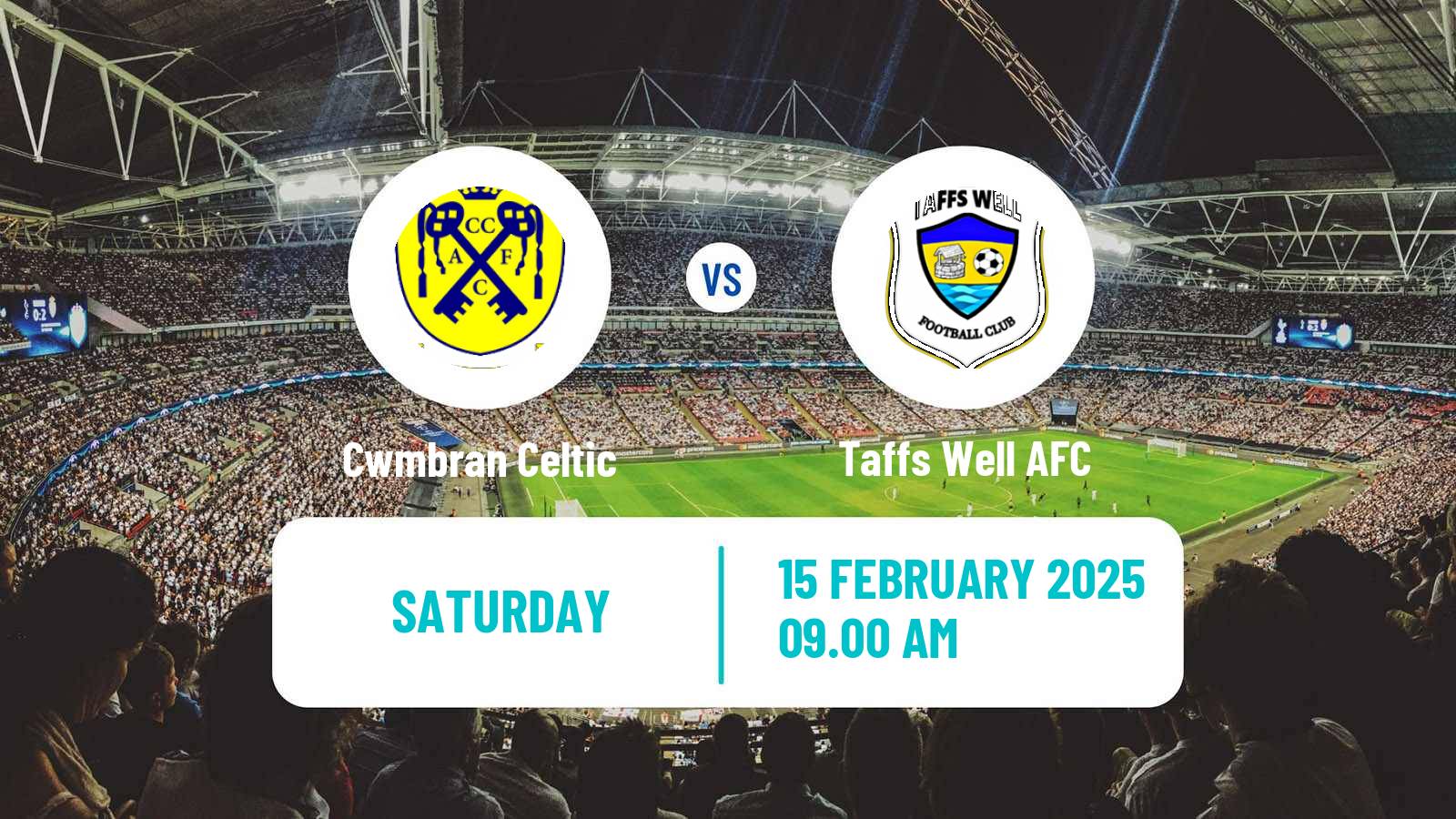 Soccer Welsh Cymru South Cwmbran Celtic - Taffs Well AFC