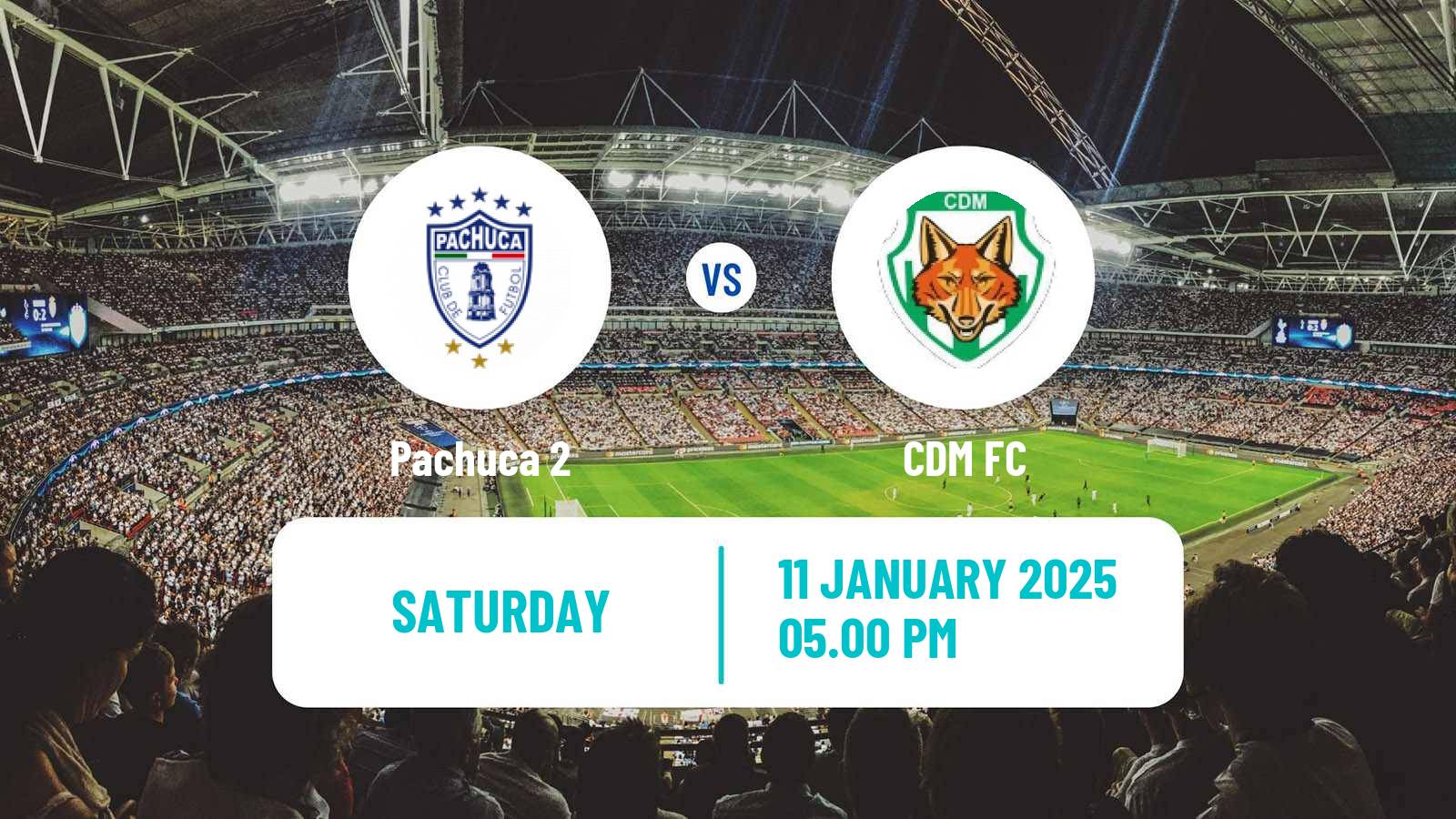 Soccer Mexican Liga Premier Serie B Pachuca 2 - CDM