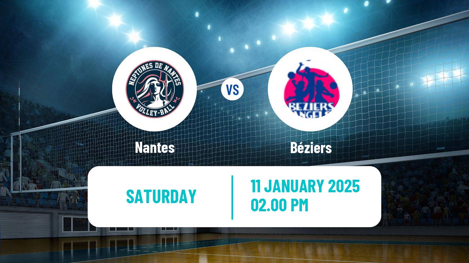 Volleyball French Ligue A Volleyball Women Nantes - Béziers