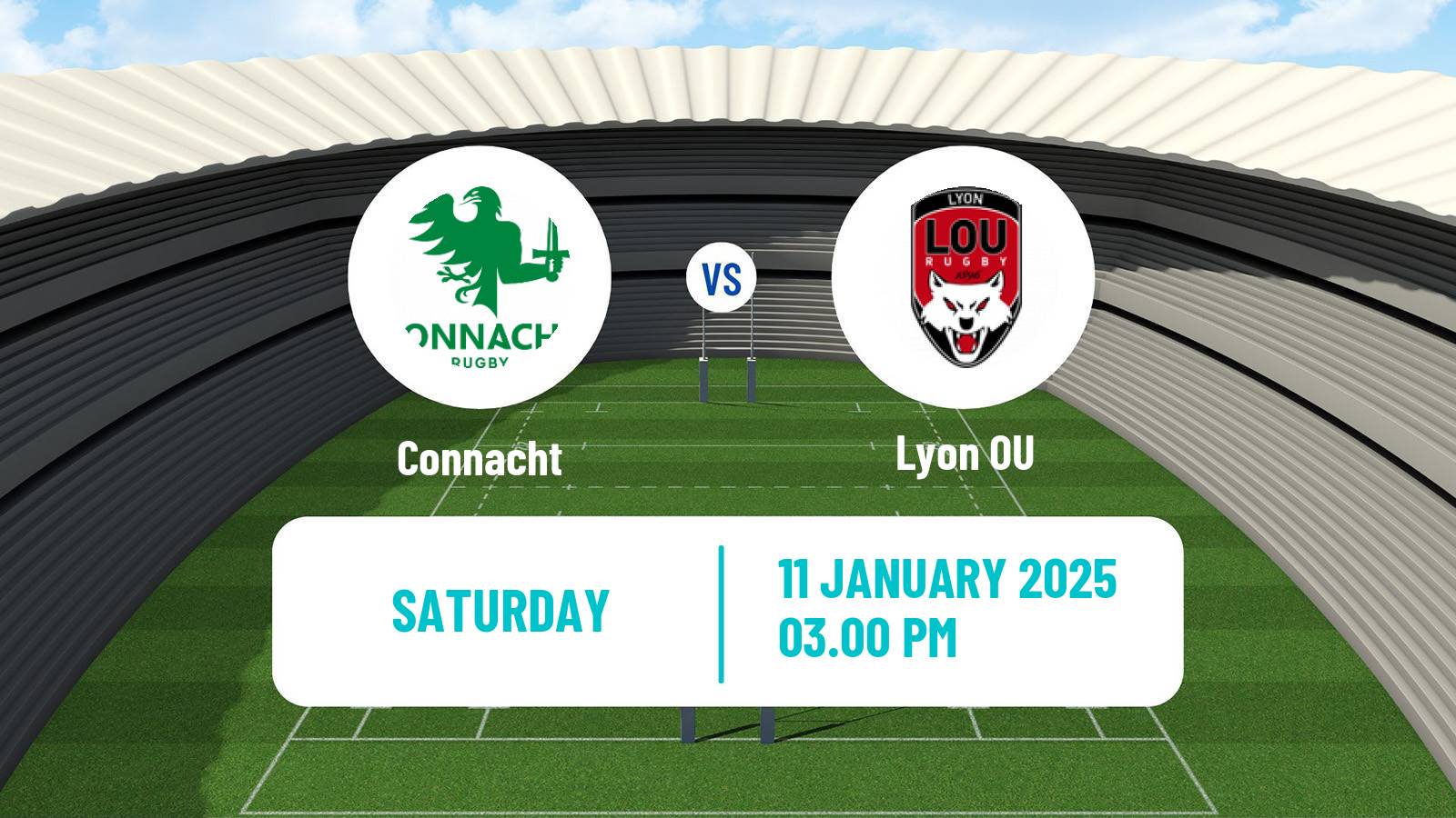 Rugby union Challenge Cup Rugby Connacht - Lyon