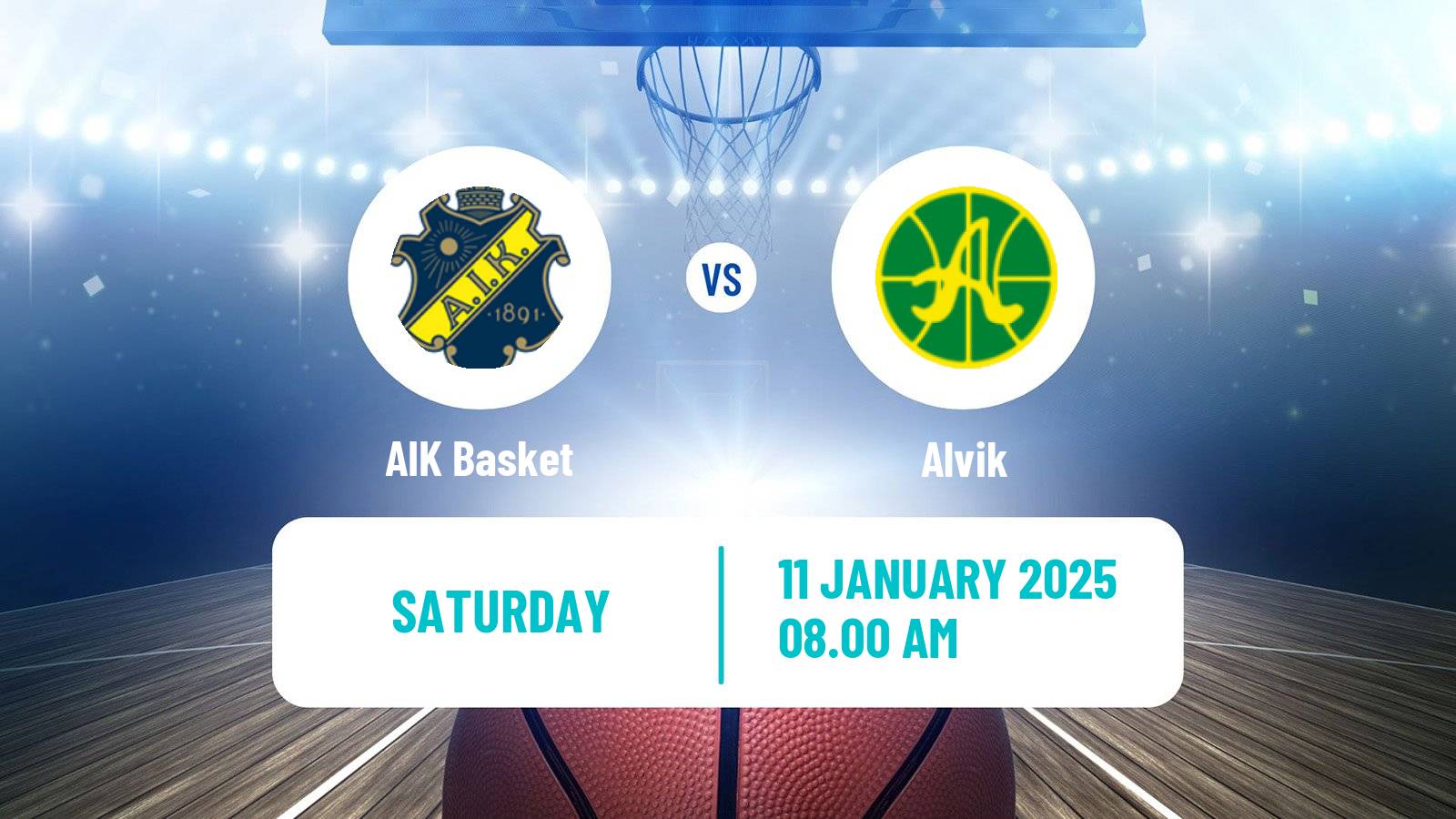 Basketball Swedish Basketligan Women AIK Basket - Alvik