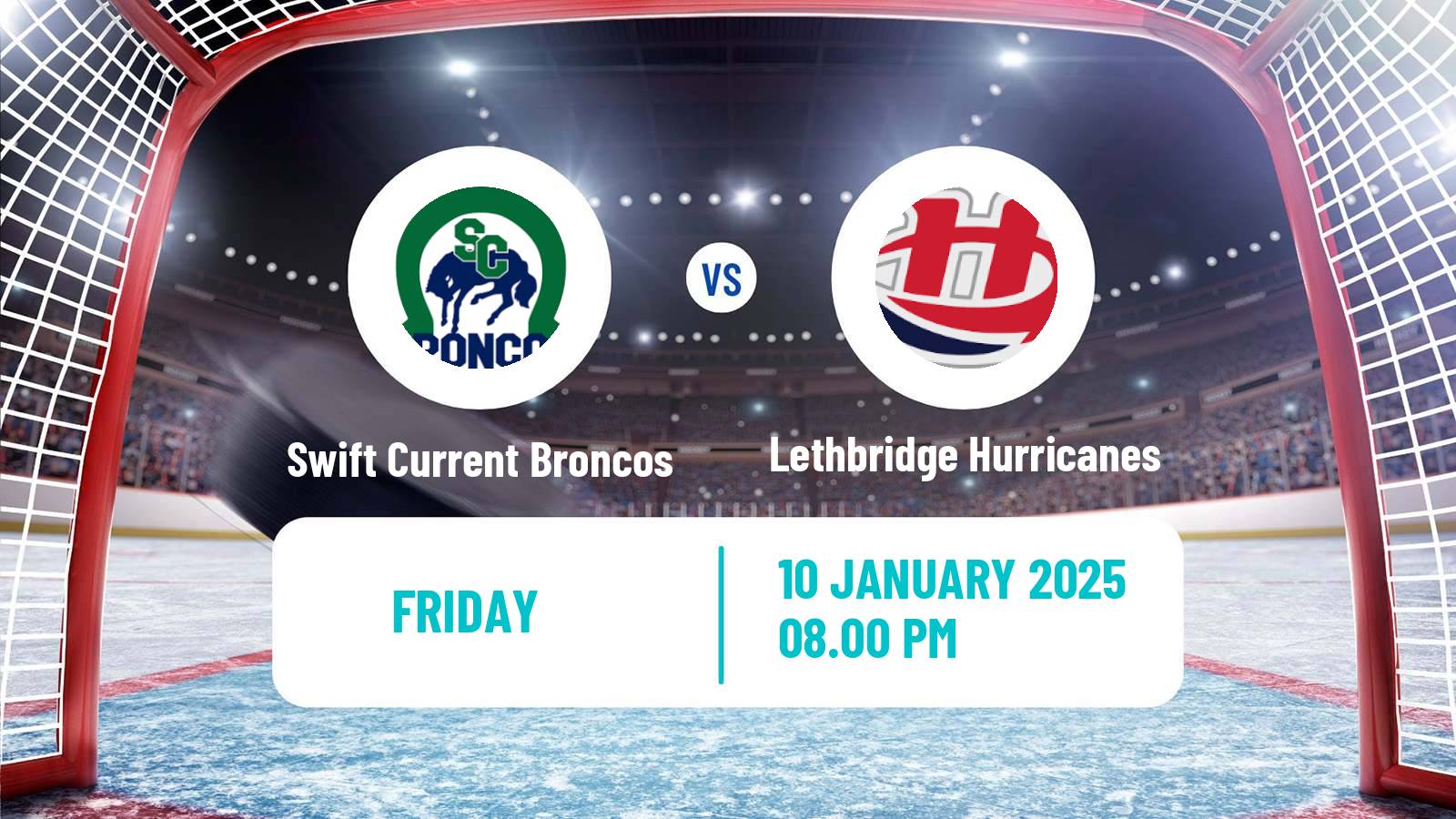 Hockey WHL Swift Current Broncos - Lethbridge Hurricanes