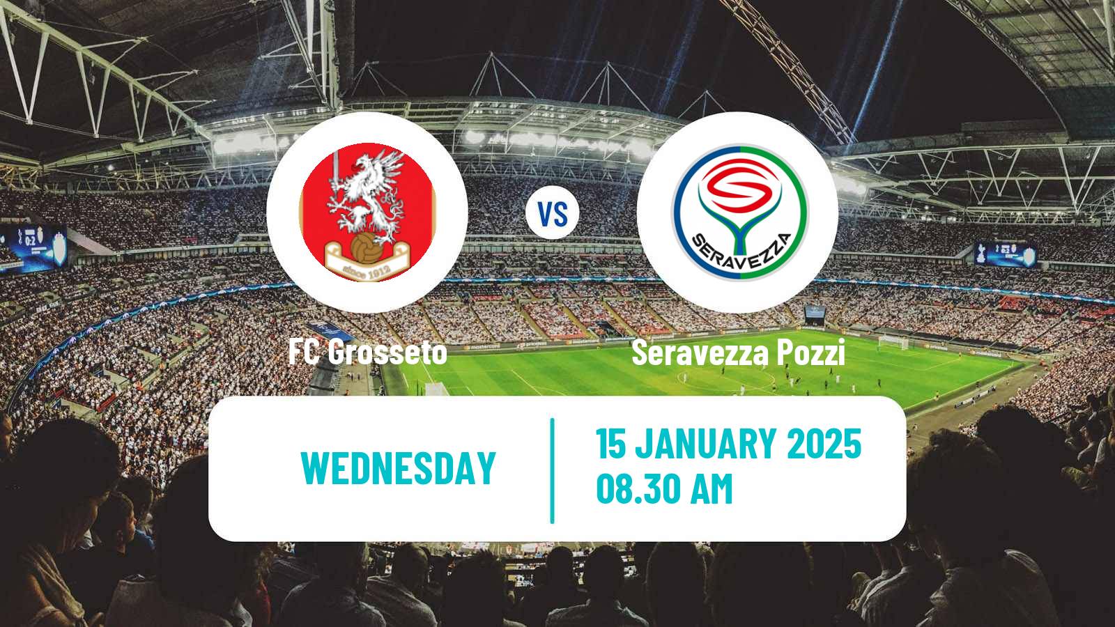 Soccer Italian Serie D - Group E Grosseto - Seravezza Pozzi