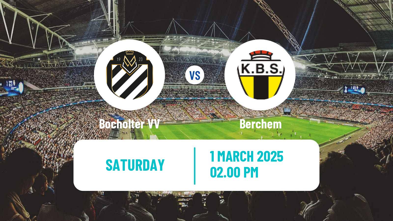 Soccer Belgian Second Amateur Division Group B Bocholter - Berchem