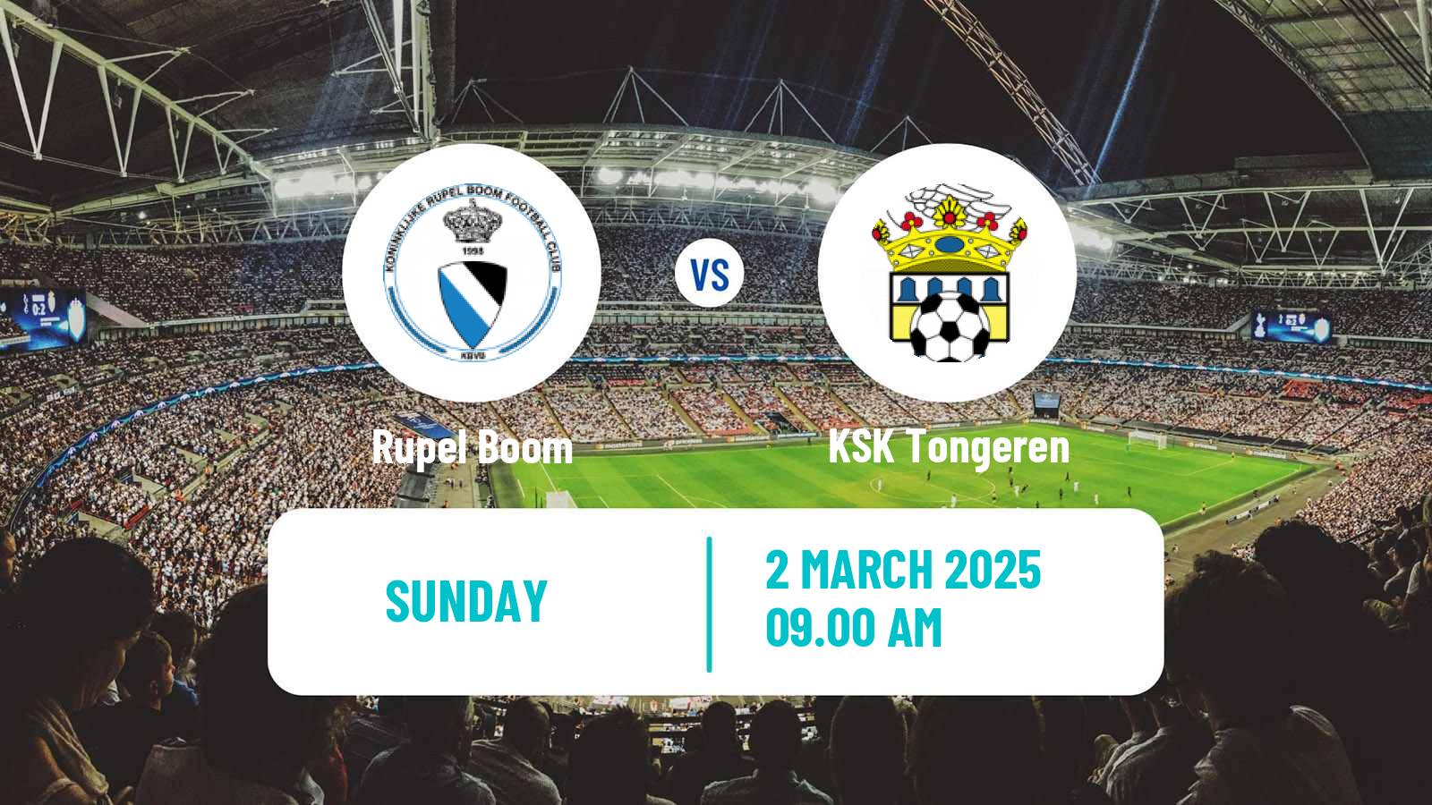 Soccer Belgian Second Amateur Division Group B Rupel Boom - Tongeren