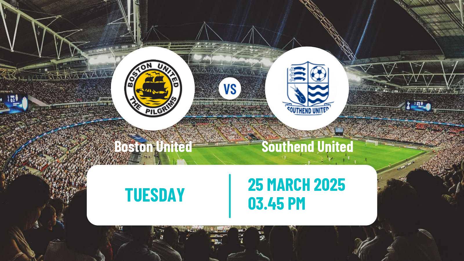 Soccer English National League Boston United - Southend United