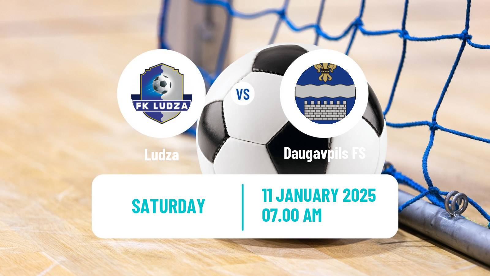 Futsal Latvian Virsliga Futsal Ludza - Daugavpils FS
