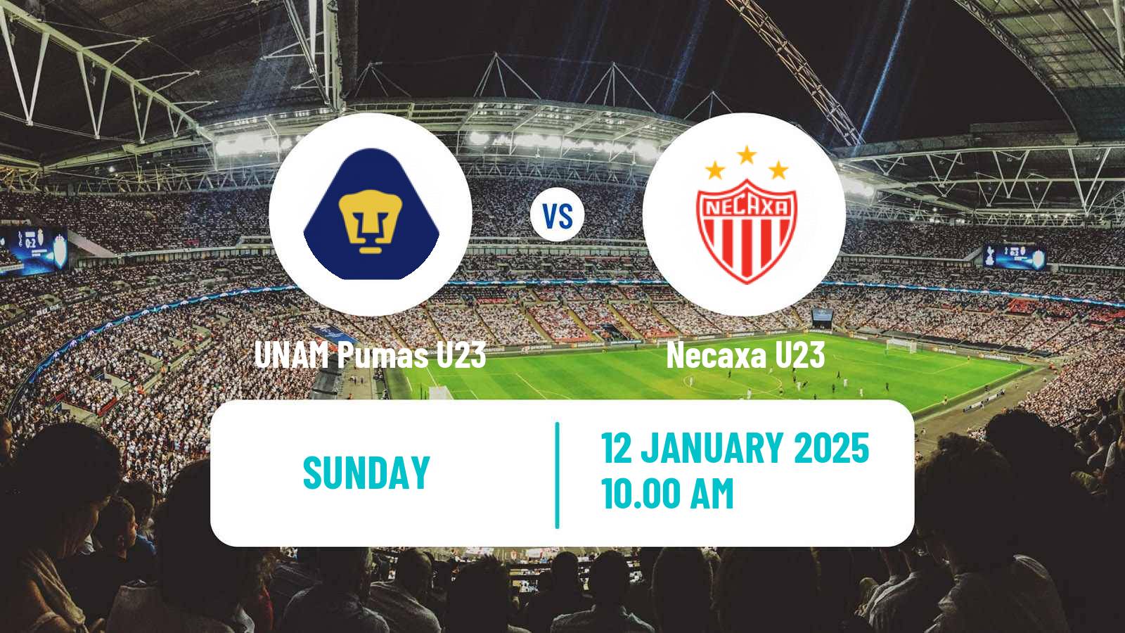 Football Mexican Liga MX U23 UNAM Pumas U23 - Necaxa U23