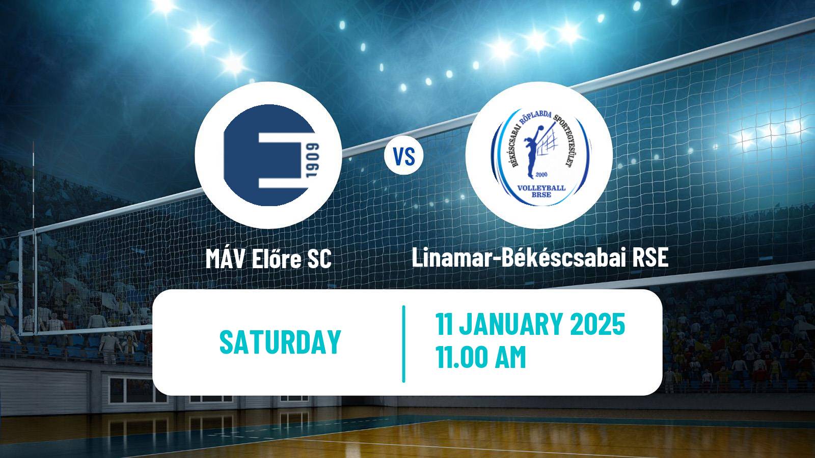 Volleyball Hungarian Extraliga Volleyball Women MÁV Előre SC - Linamar-Békéscsabai RSE