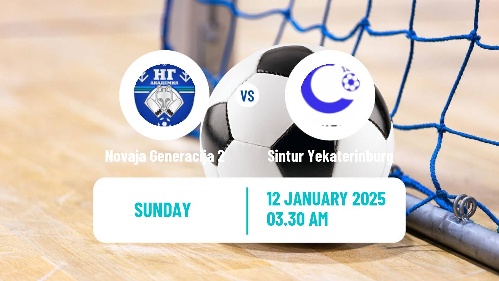 Futsal Russian Second Division Futsal Novaja Generacija 2 - Sintur Yekaterinburg