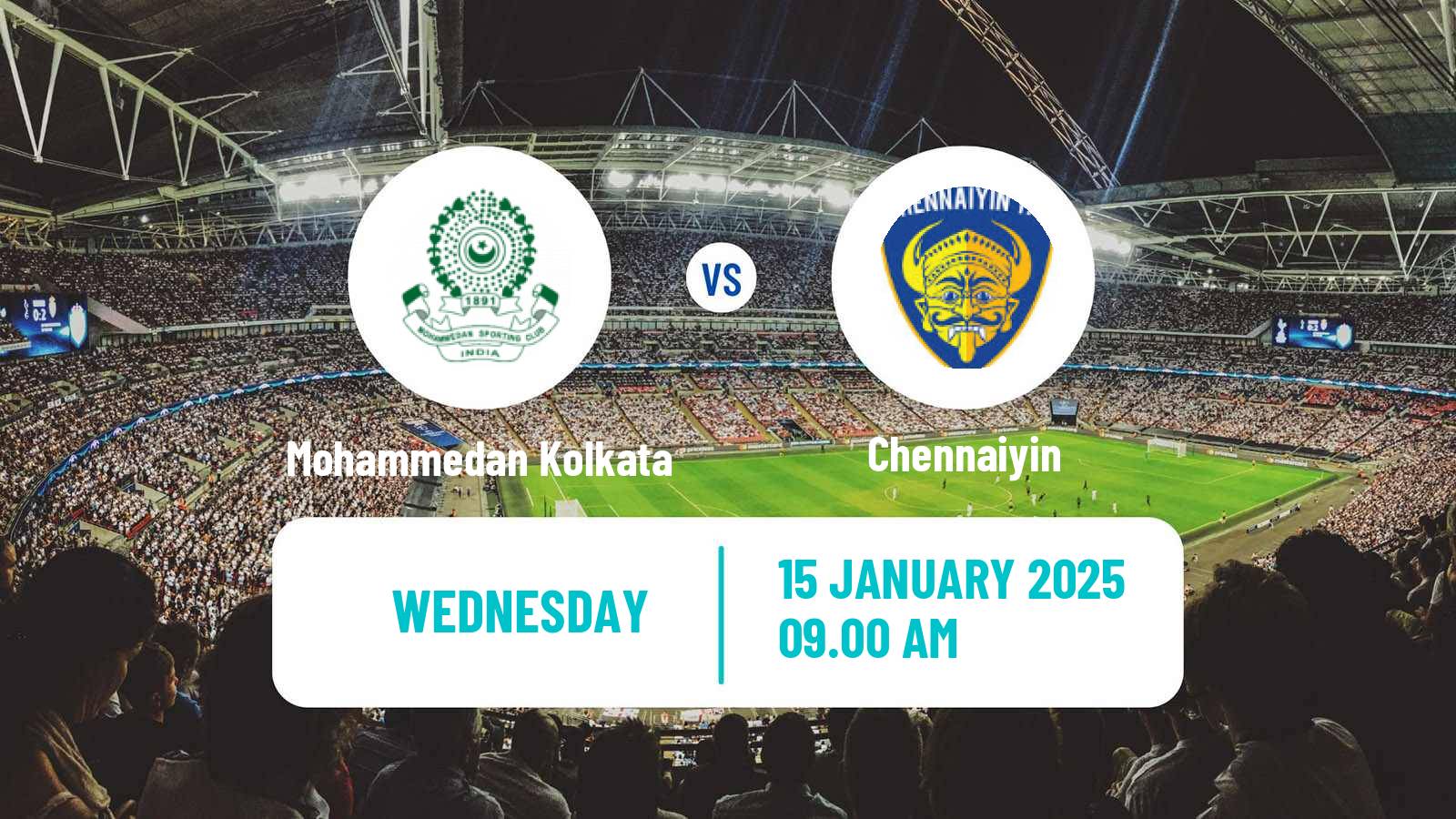 Football Indian ISL Mohammedan Kolkata - Chennaiyin