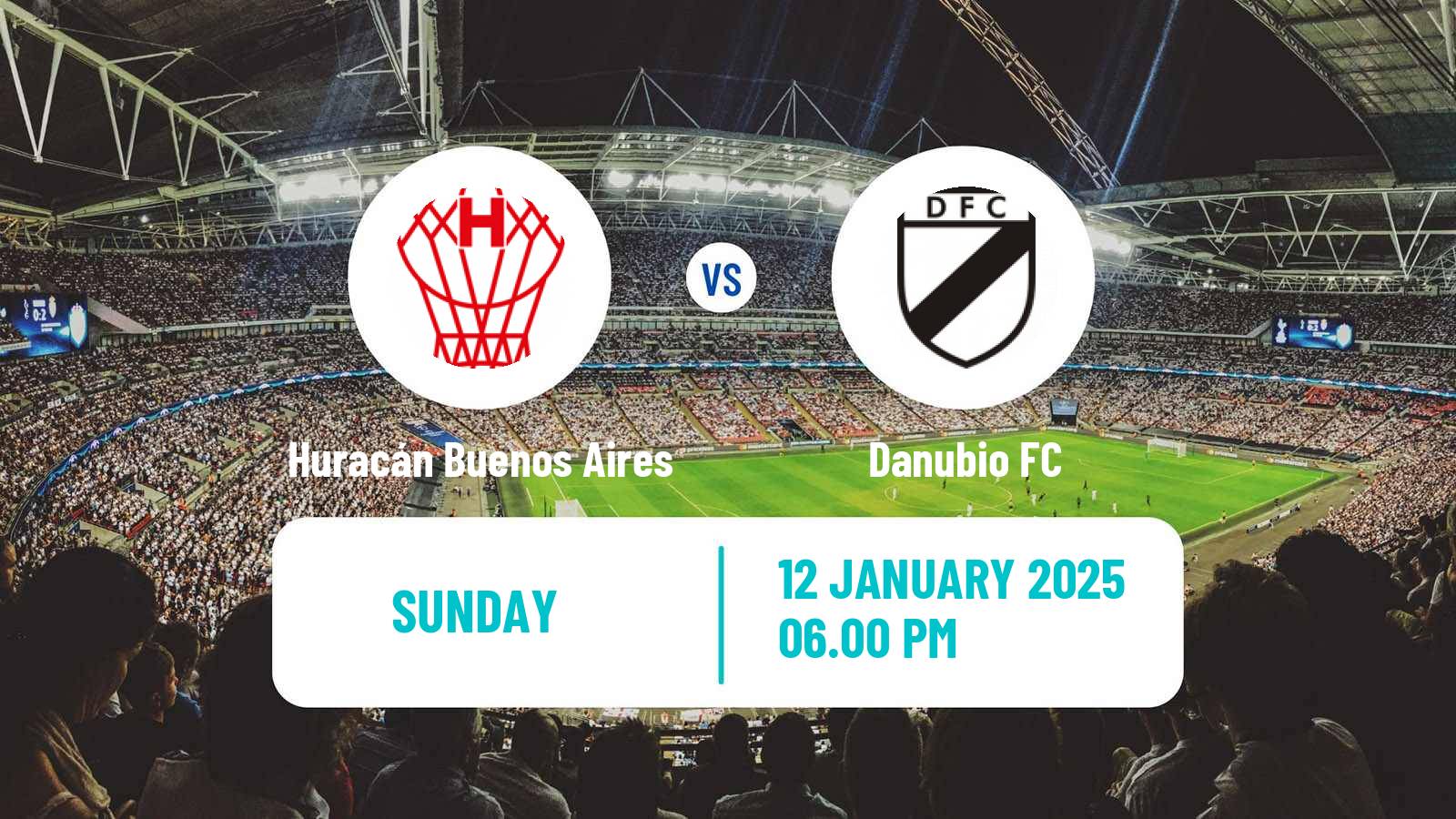 Soccer Serie Rio de la Plata Huracán Buenos Aires - Danubio