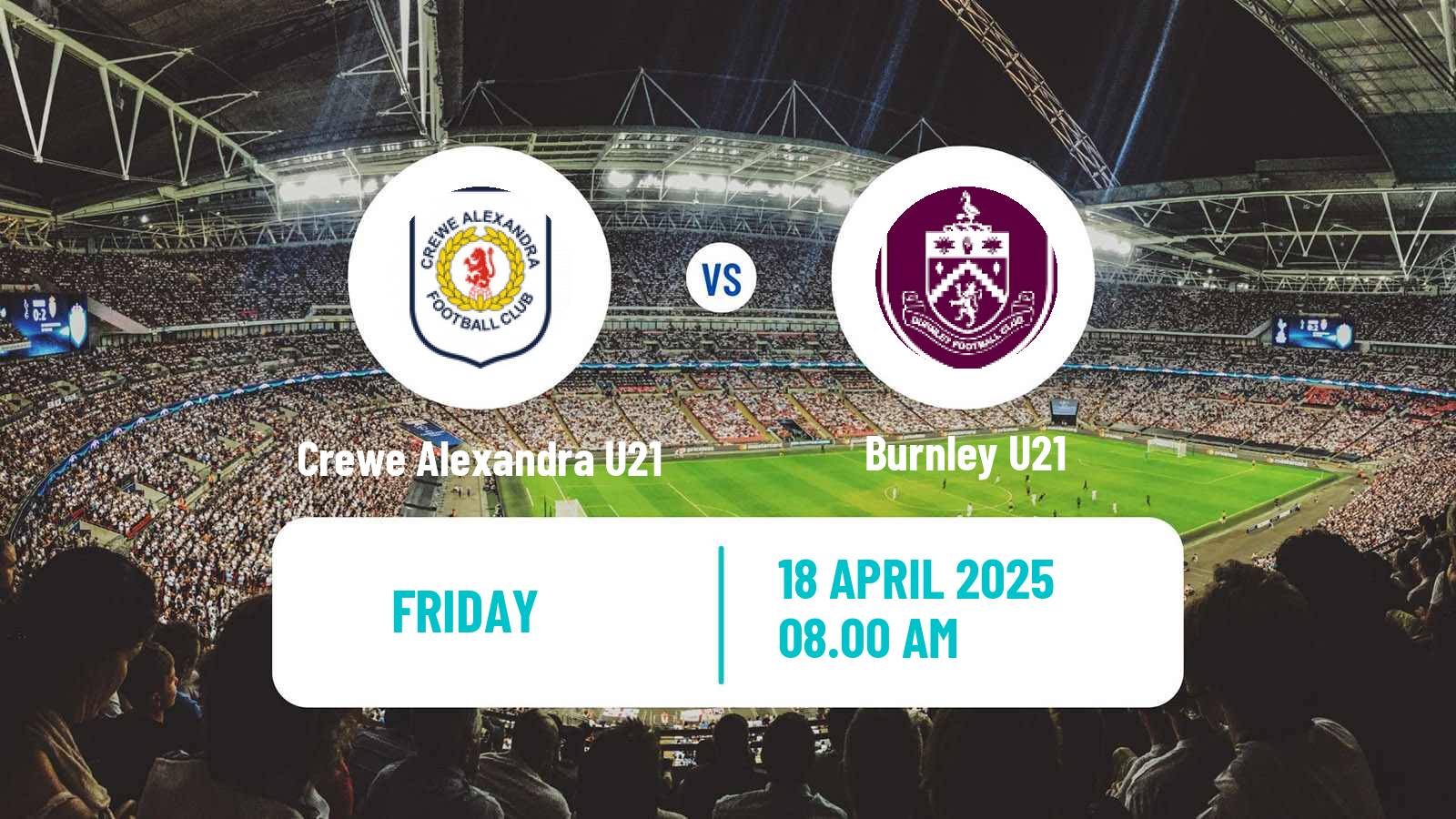 Soccer English Professional Development League Crewe Alexandra U21 - Burnley U21