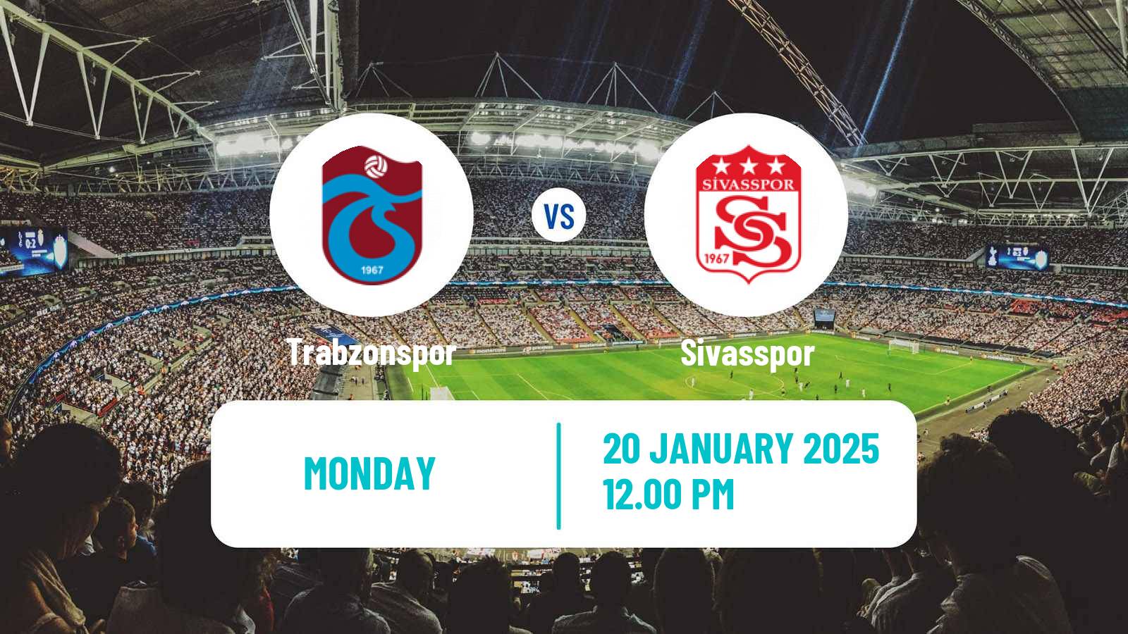 Soccer Turkish Super League Trabzonspor - Sivasspor