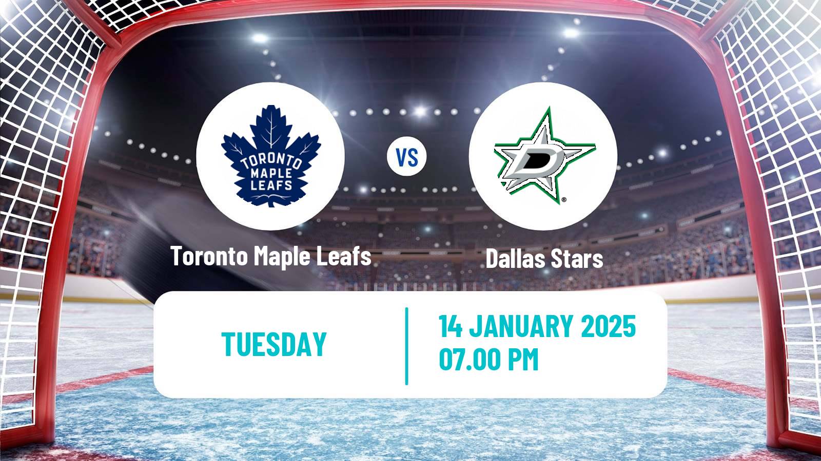 Hockey NHL Toronto Maple Leafs - Dallas Stars