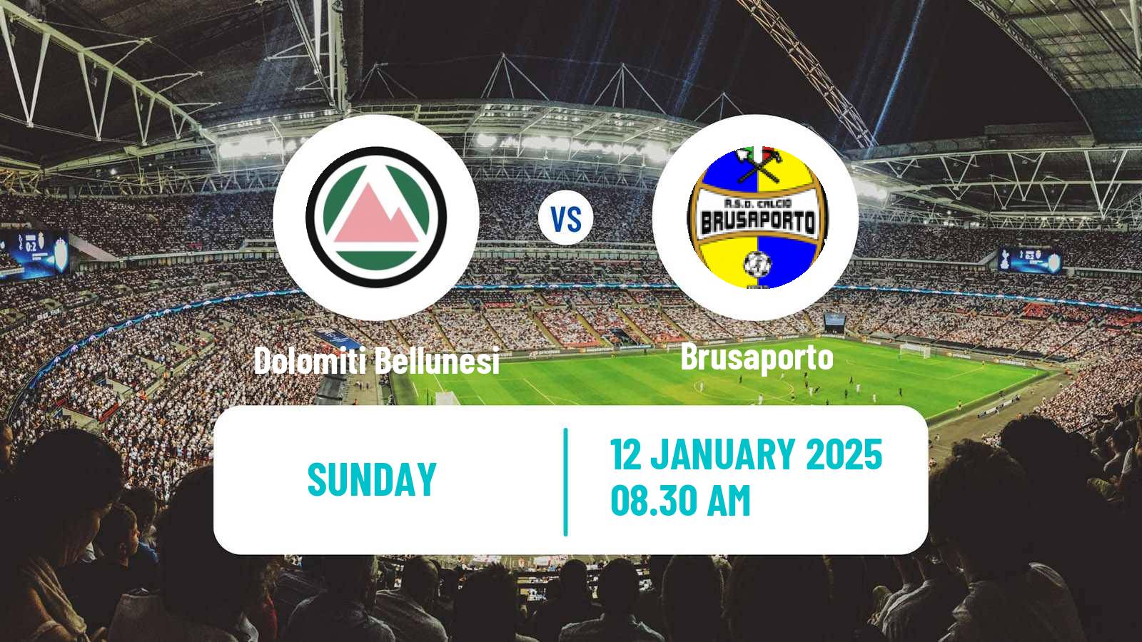 Soccer Italian Serie D - Group C Dolomiti Bellunesi - Brusaporto