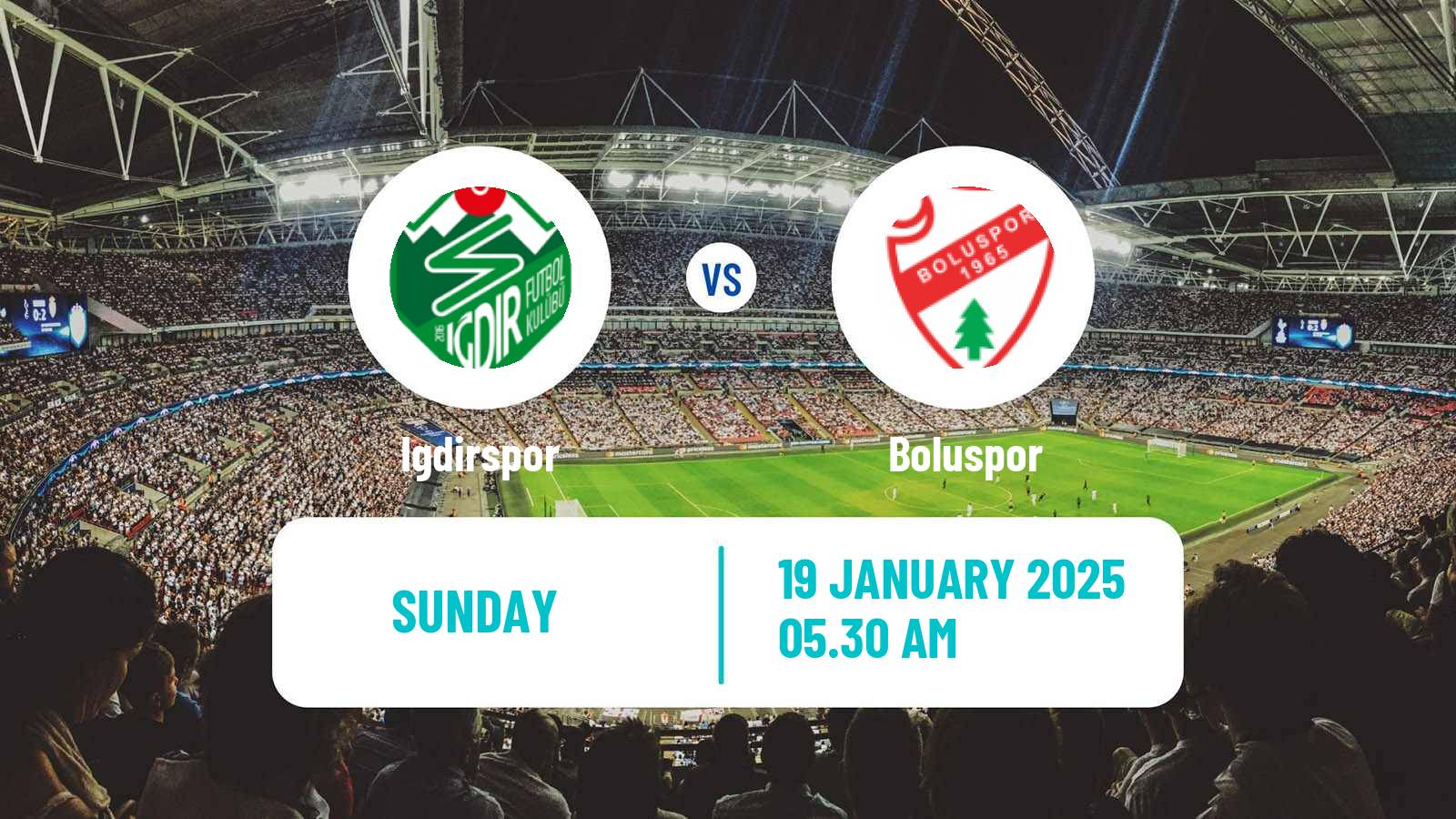 Soccer Turkish First League Igdirspor - Boluspor