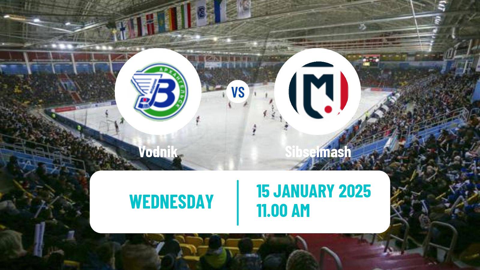 Bandy Russian Super League Bandy Vodnik - Sibselmash