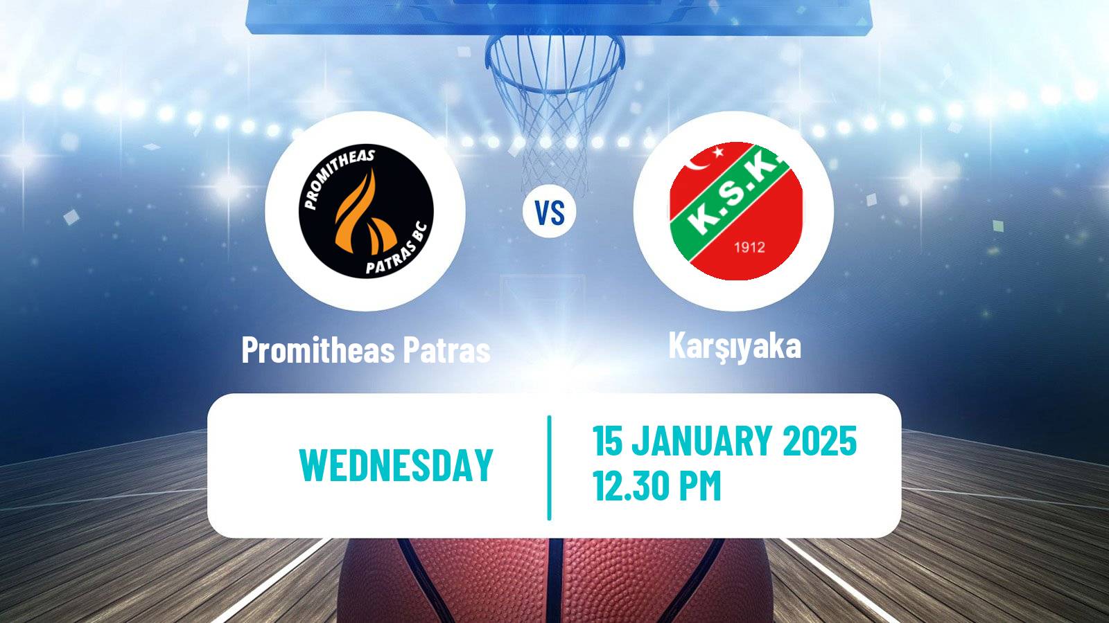 Basketball Champions League Basketball Promitheas Patras - Karşıyaka