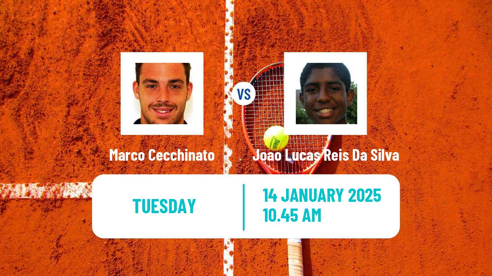 Tennis Buenos Aires 2 Challenger Men Marco Cecchinato - Joao Lucas Reis Da Silva