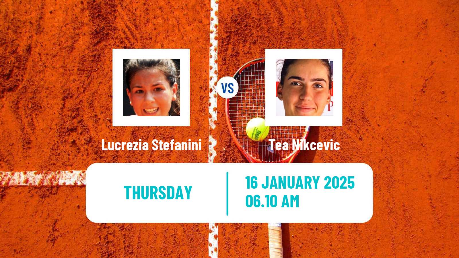 Tennis ITF W50 La Marsa Women Lucrezia Stefanini - Tea Nikcevic