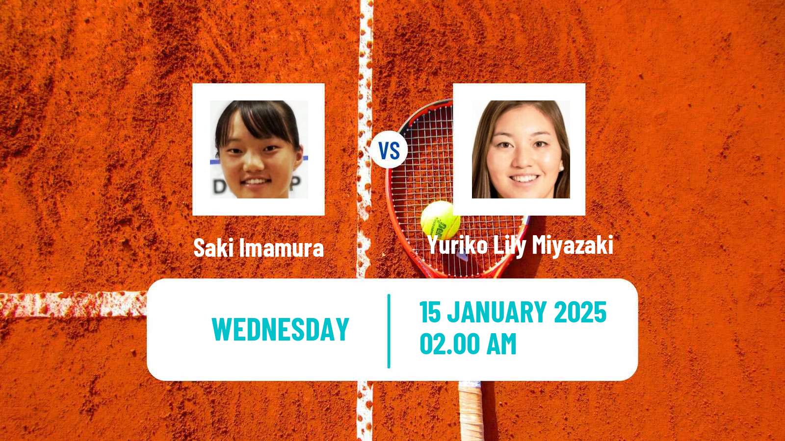 Tennis ITF W50 New Delhi H Women Saki Imamura - Yuriko Lily Miyazaki