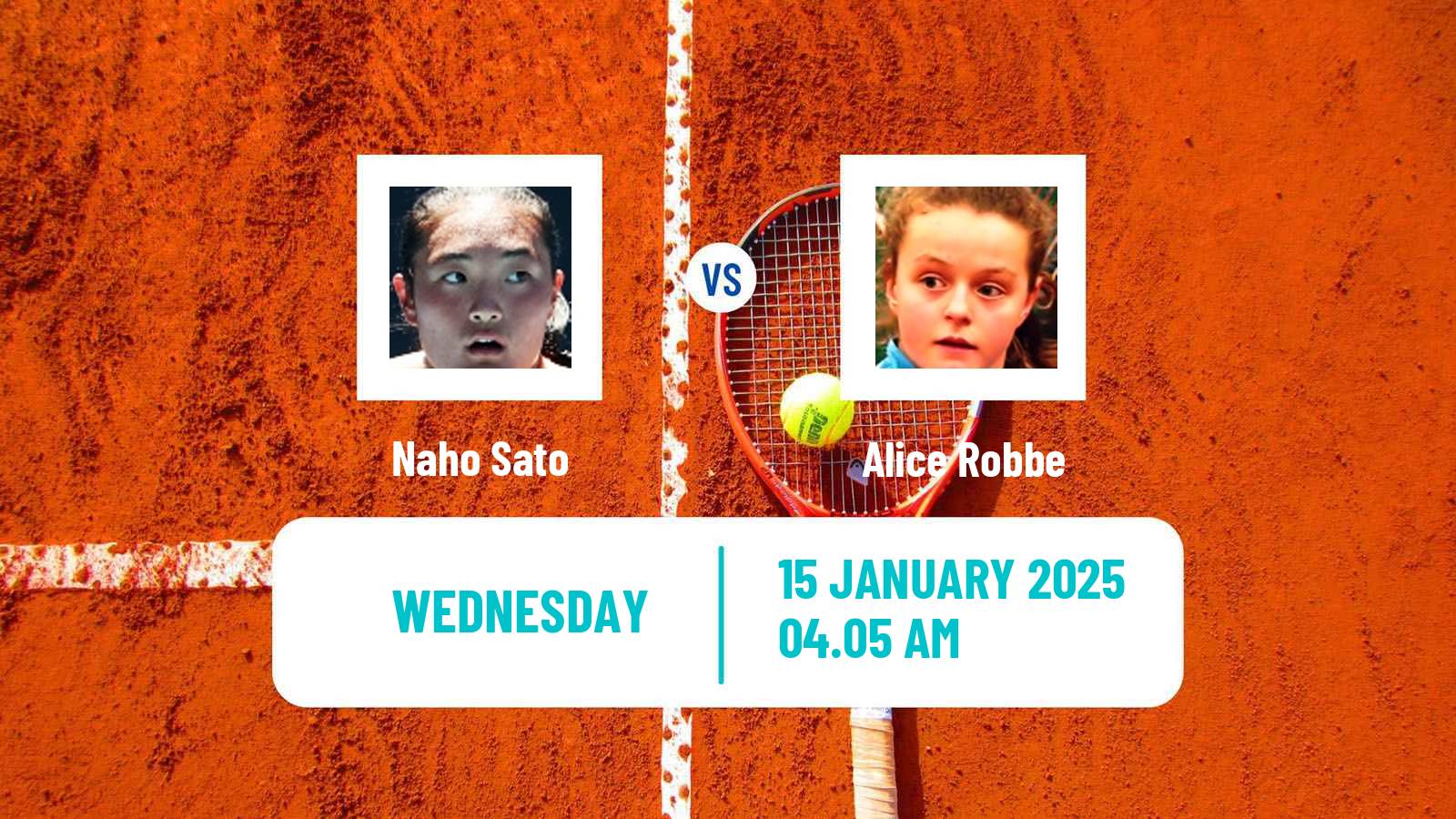 Tennis ITF W50 New Delhi H Women Naho Sato - Alice Robbe