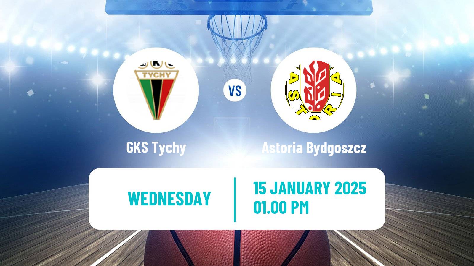 Basketball Polish 1 Liga Basketball GKS Tychy - Astoria Bydgoszcz