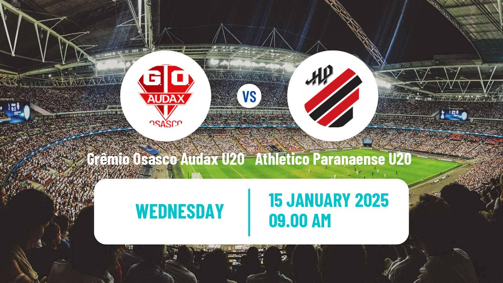 Football Brazilian Copa Sao Paulo de juniores Grêmio Osasco Audax U20 - Athletico Paranaense U20