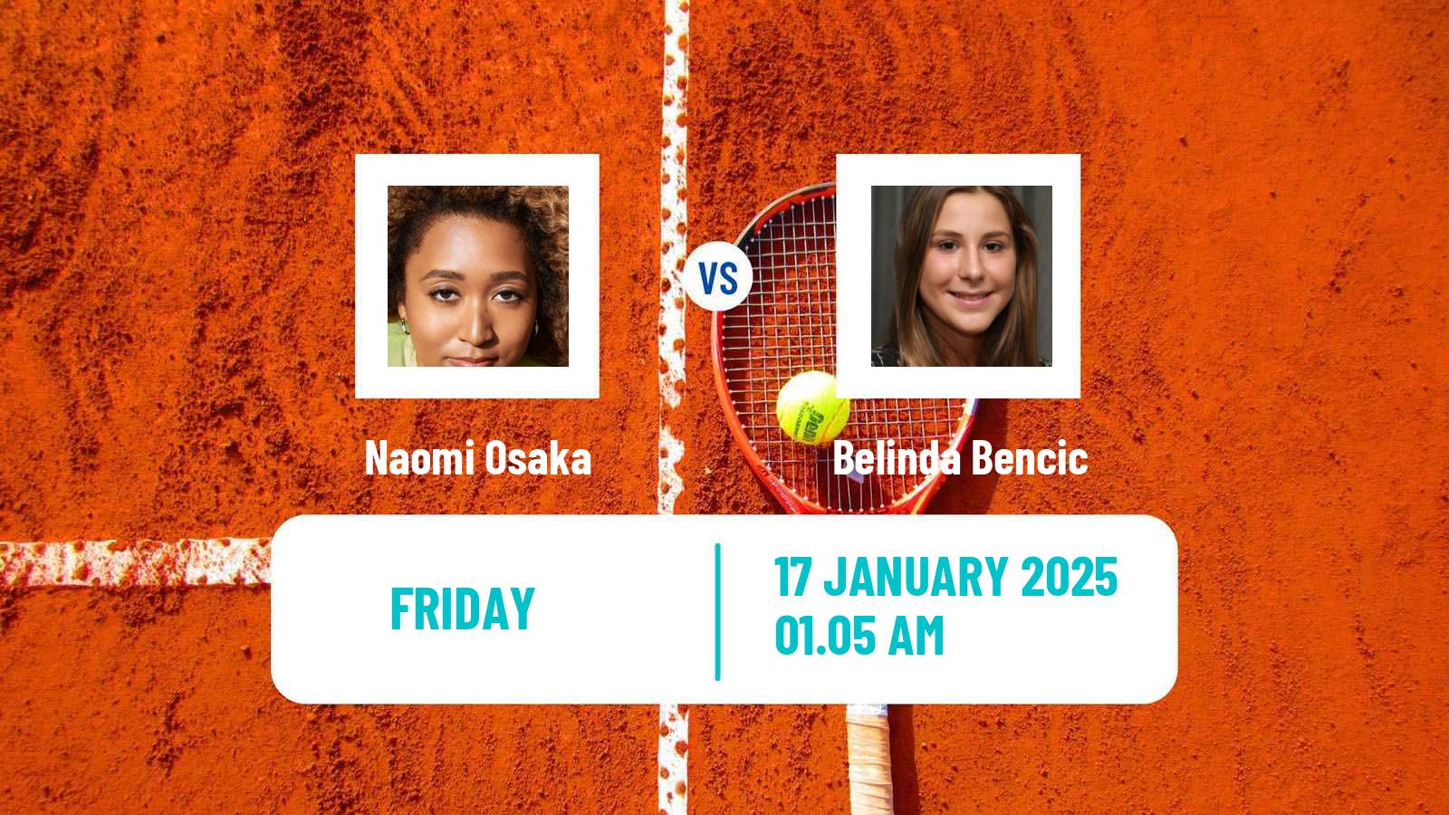 Tennis WTA Australian Open Naomi Osaka - Belinda Bencic