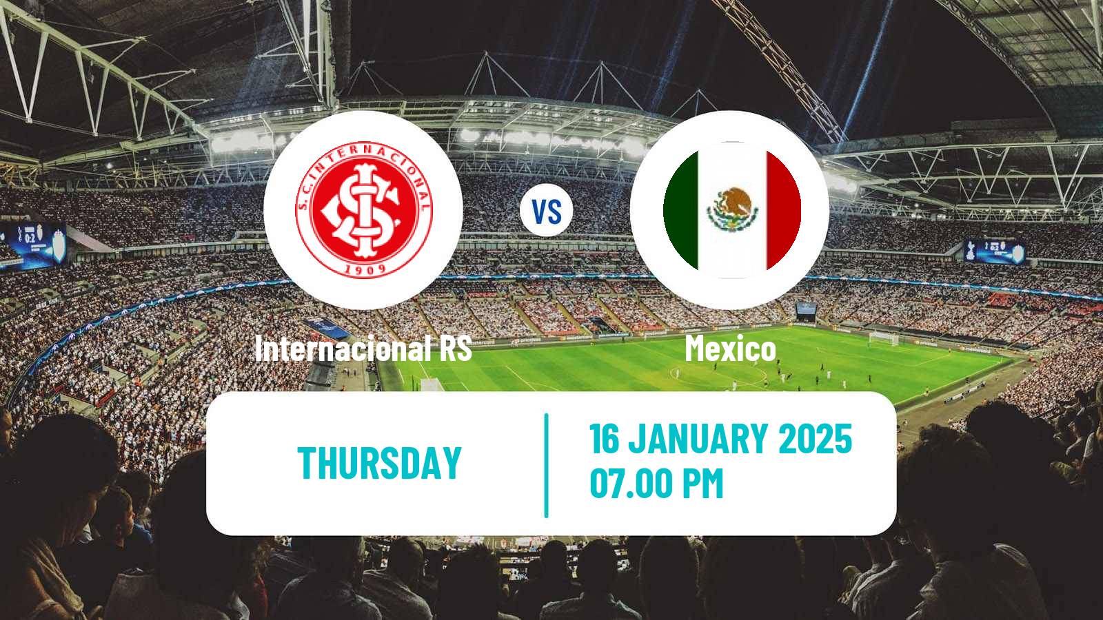 Soccer Friendly Internacional RS - Mexico
