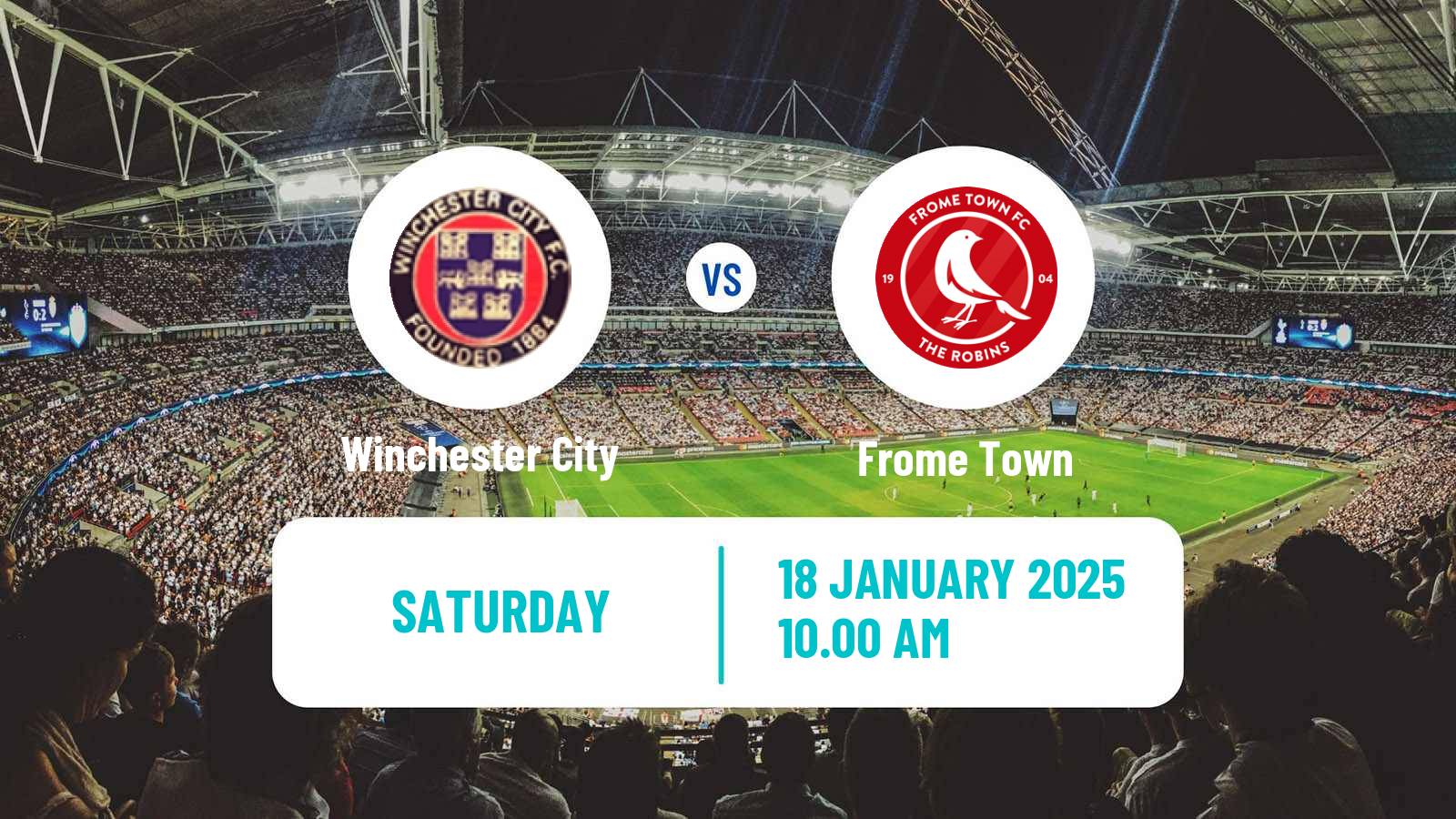 Soccer English Southern League South Division Winchester City - Frome Town
