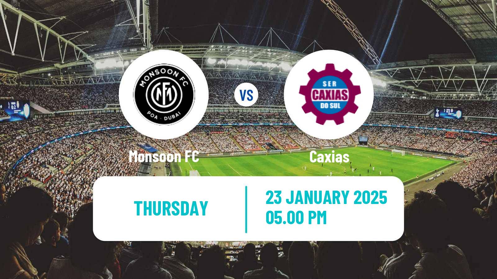 Football Brazilian Campeonato Gaucho Monsoon - Caxias