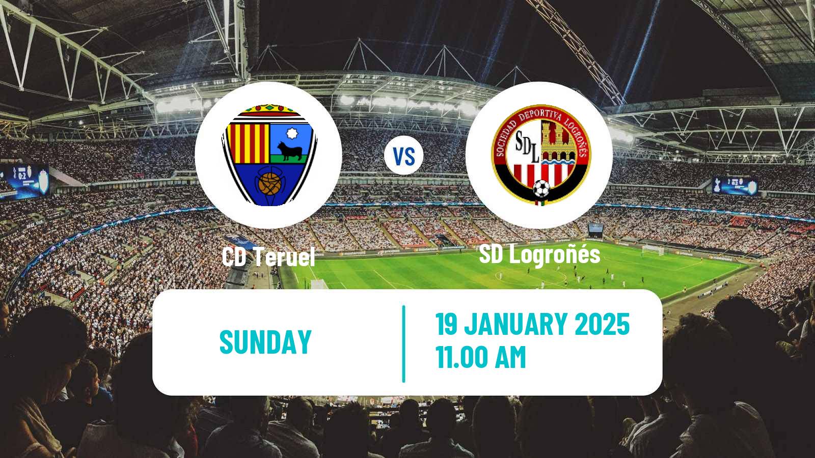 Football Spanish Segunda RFEF - Group 2 Teruel - SD Logroñés