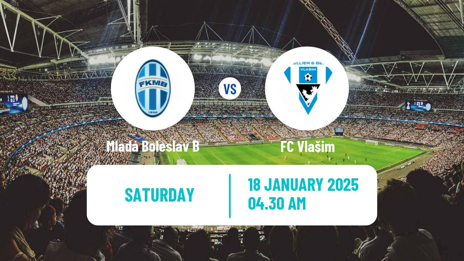 Soccer Czech Tipsport Liga Mladá Boleslav B - Vlašim