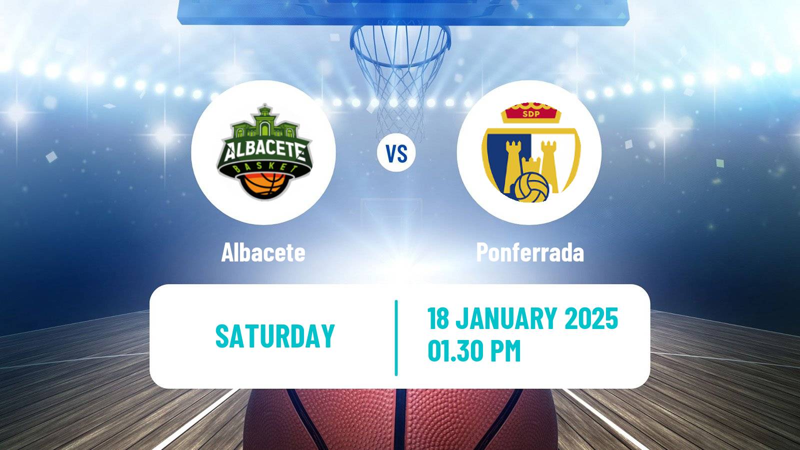 Basketball Spanish LEB Plata Albacete - Ponferrada