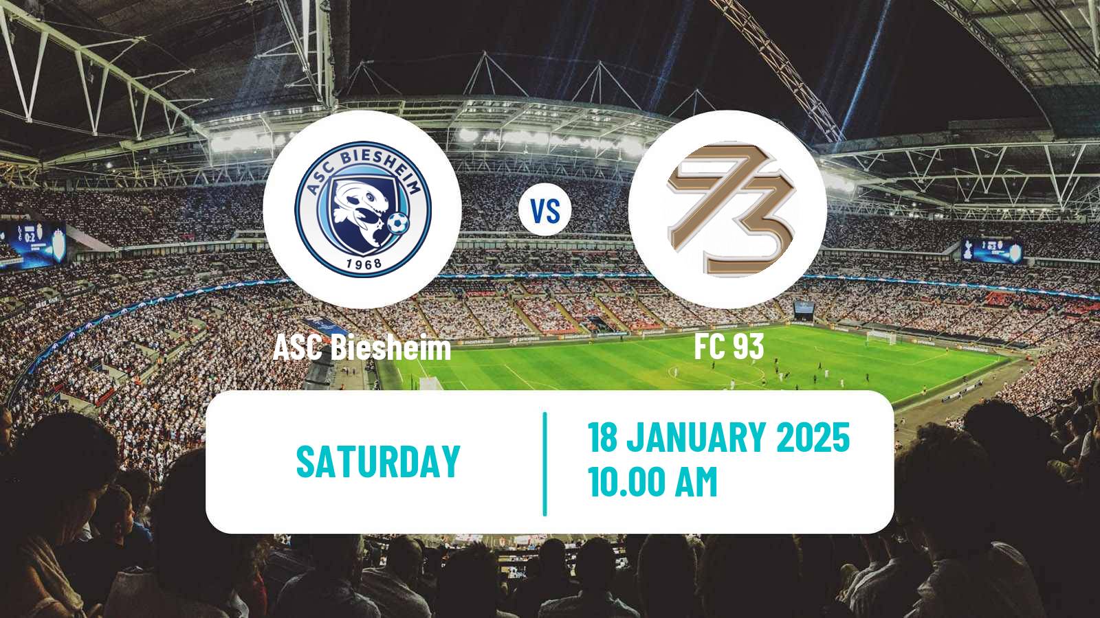 Football French National 2 - Group C Biesheim - FC 93