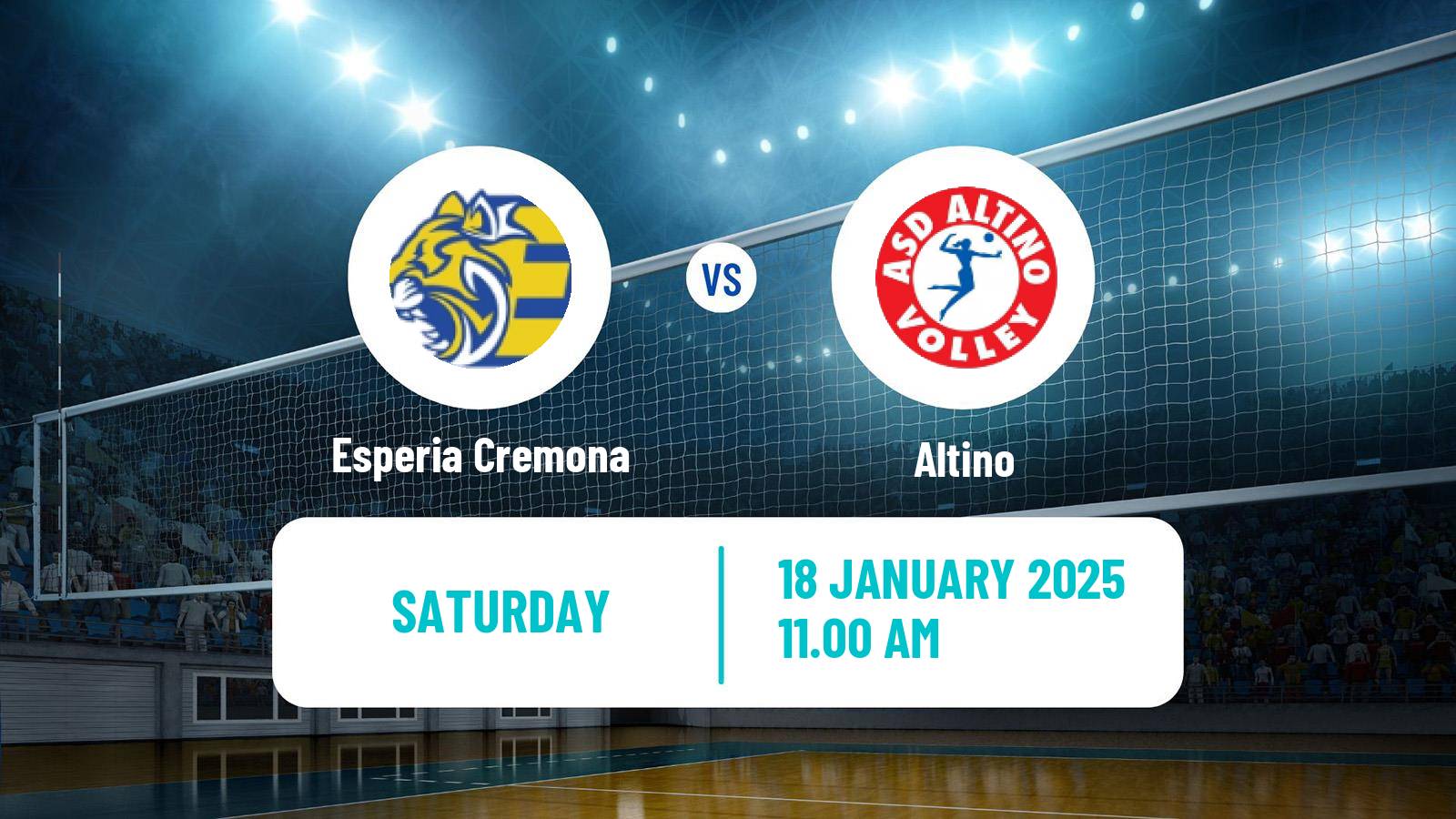 Volleyball Italian Serie A2 Volleyball Women Esperia Cremona - Altino