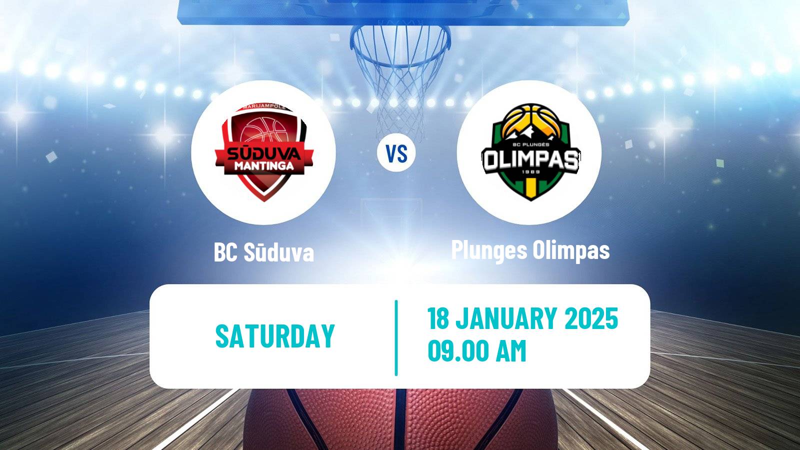 Basketball Lietuvos NKL Sūduva - Plunges Olimpas