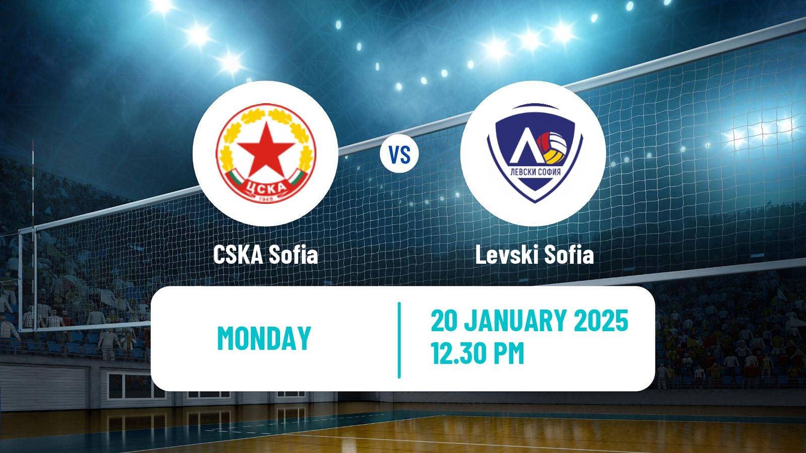 Volleyball Bulgarian SuperLiga Volleyball CSKA Sofia - Levski Sofia