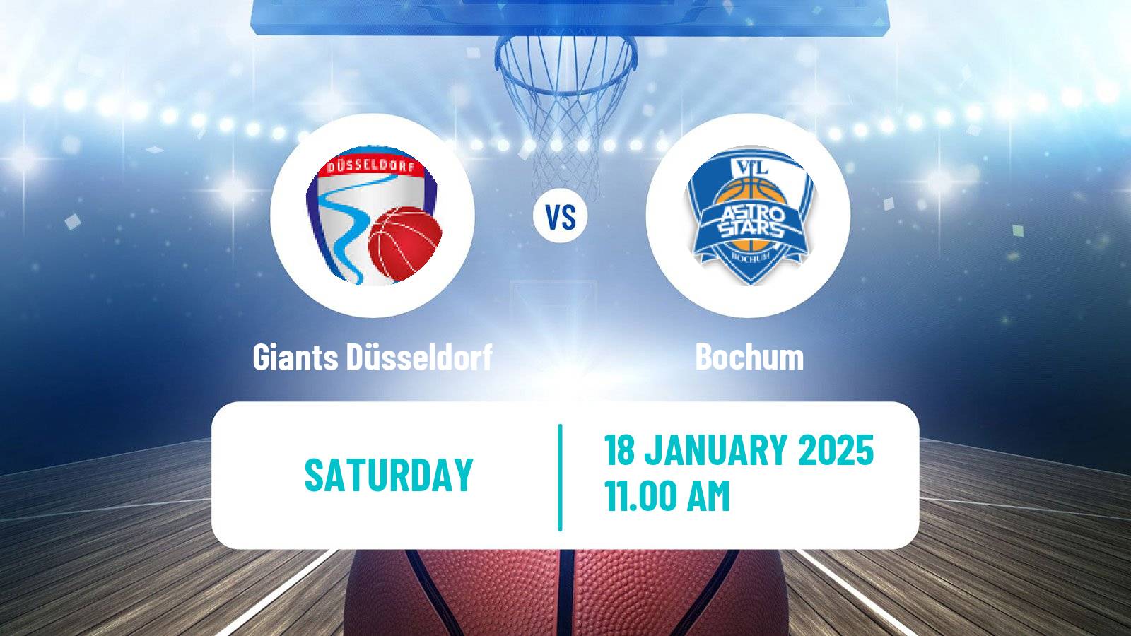 Basketball German Pro A Basketball Giants Düsseldorf - Bochum