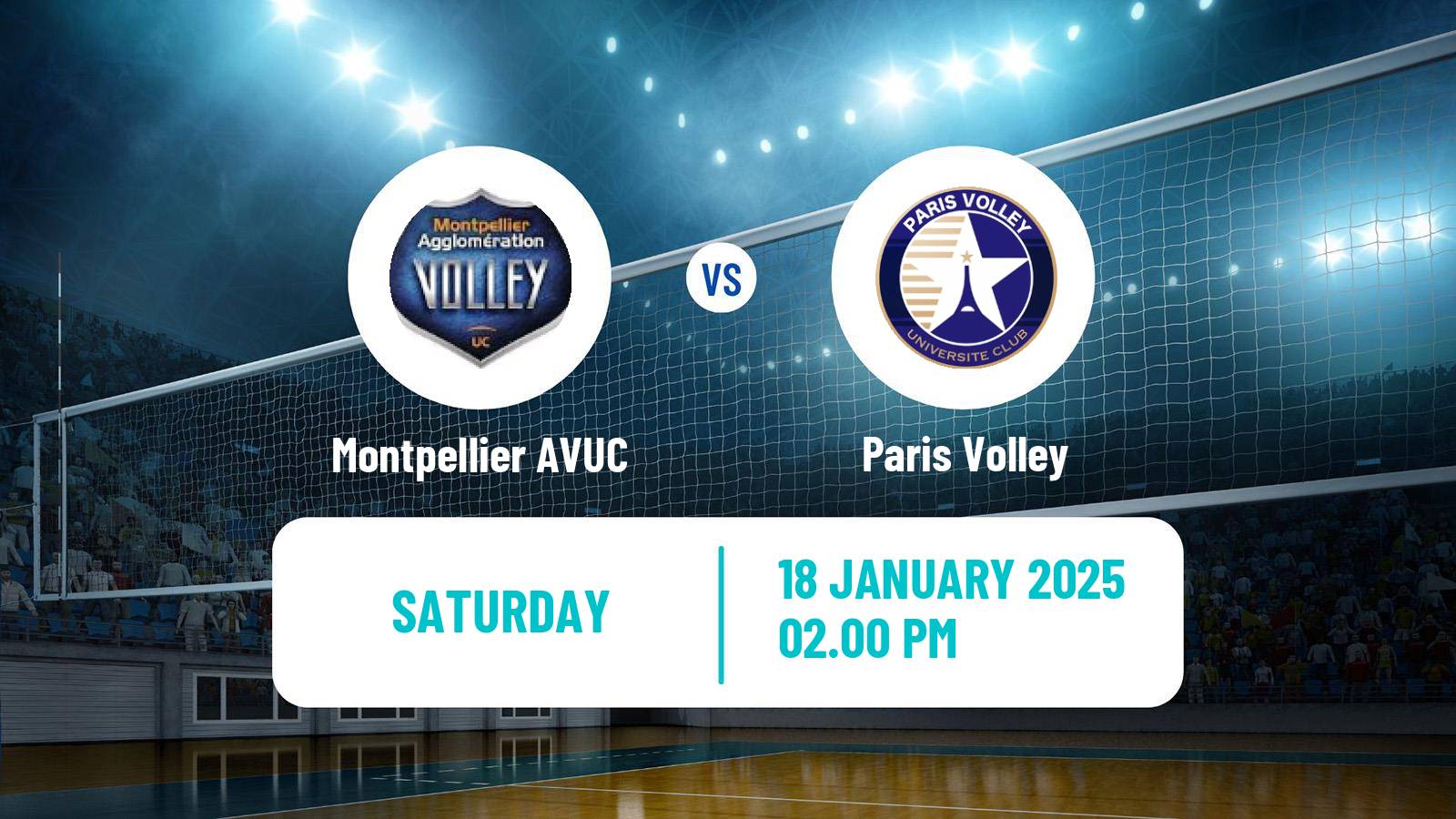 Volleyball French Ligue A Volleyball Montpellier - Paris Volley