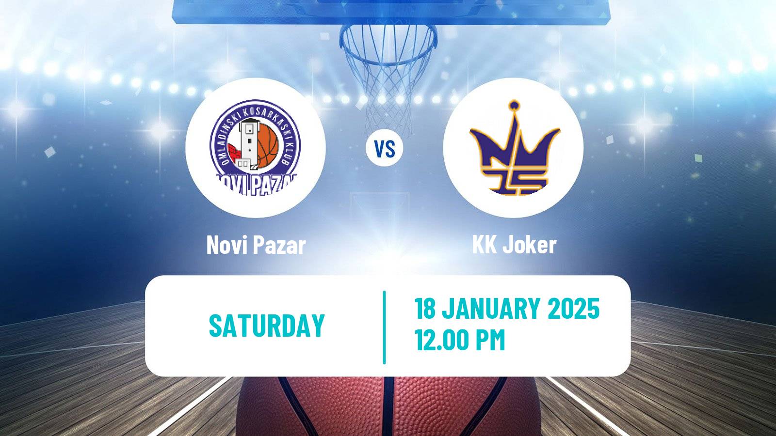 Basketball Serbian First League Basketball Novi Pazar - Joker