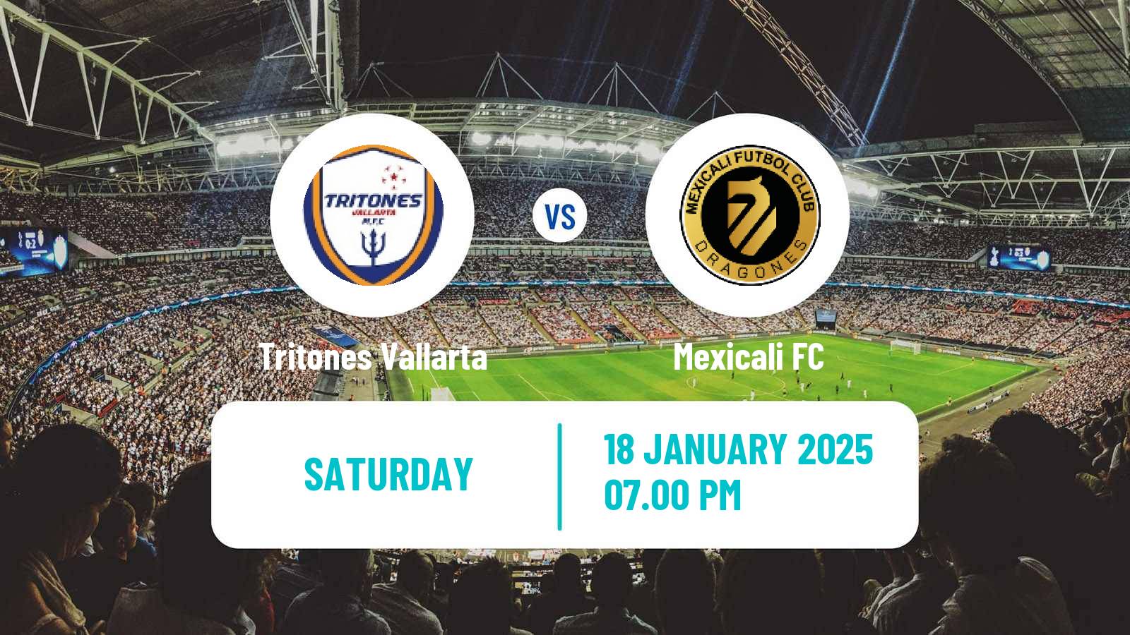 Soccer Mexican Liga Premier Serie A Tritones Vallarta - Mexicali