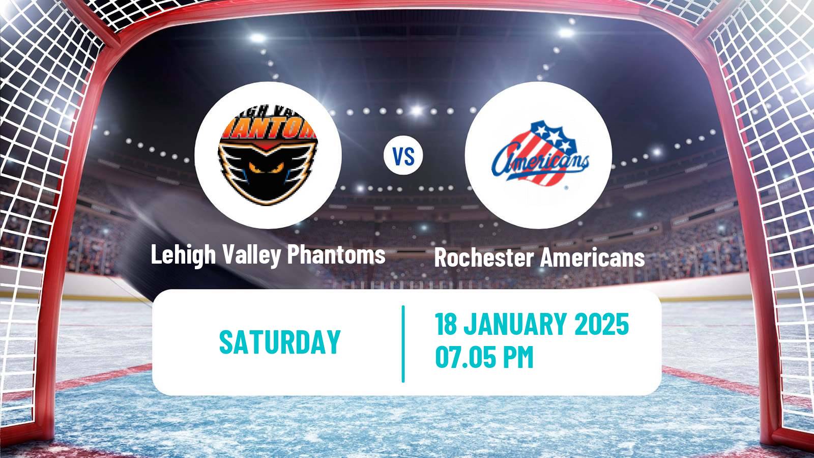 Hockey AHL Lehigh Valley Phantoms - Rochester Americans